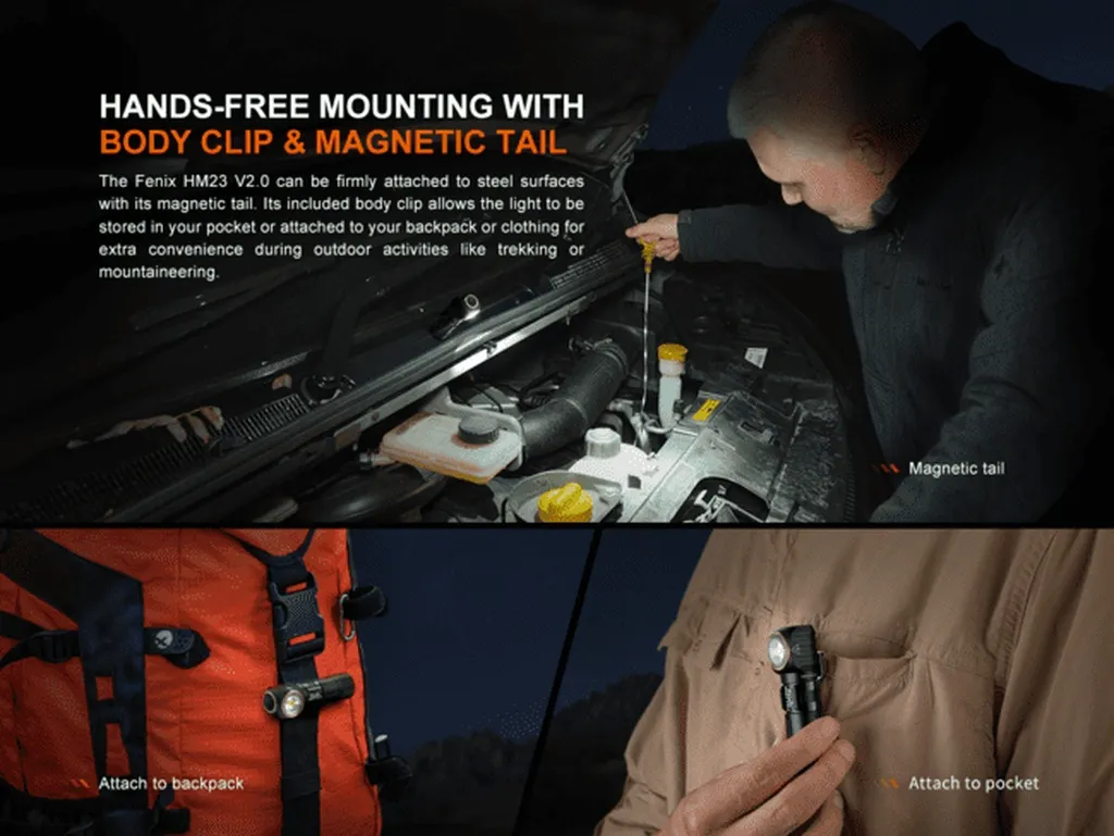 Fenix HM23 V2.0 AA-Powered Multipurpose Ultralight Headlamp - view 8