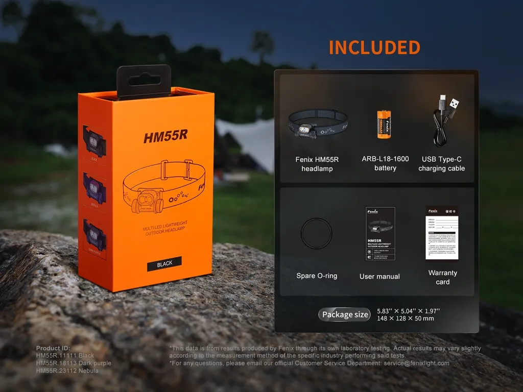 Fenix HM55R Mult-Led Lightweight Outdoor Headlamp - view 17