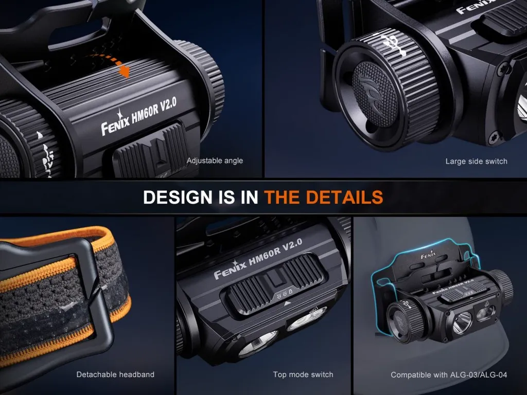 Fenix HM60R V2.0 Outdoor High-Performance Metal Headlamp - view 10