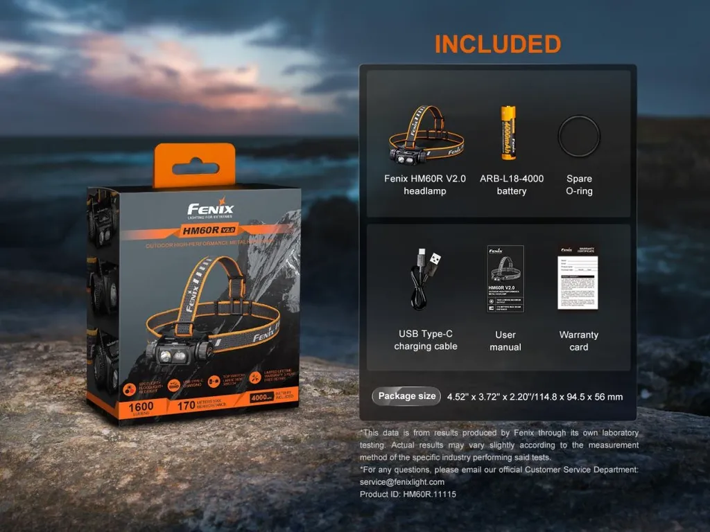 Fenix HM60R V2.0 Outdoor High-Performance Metal Headlamp - view 15