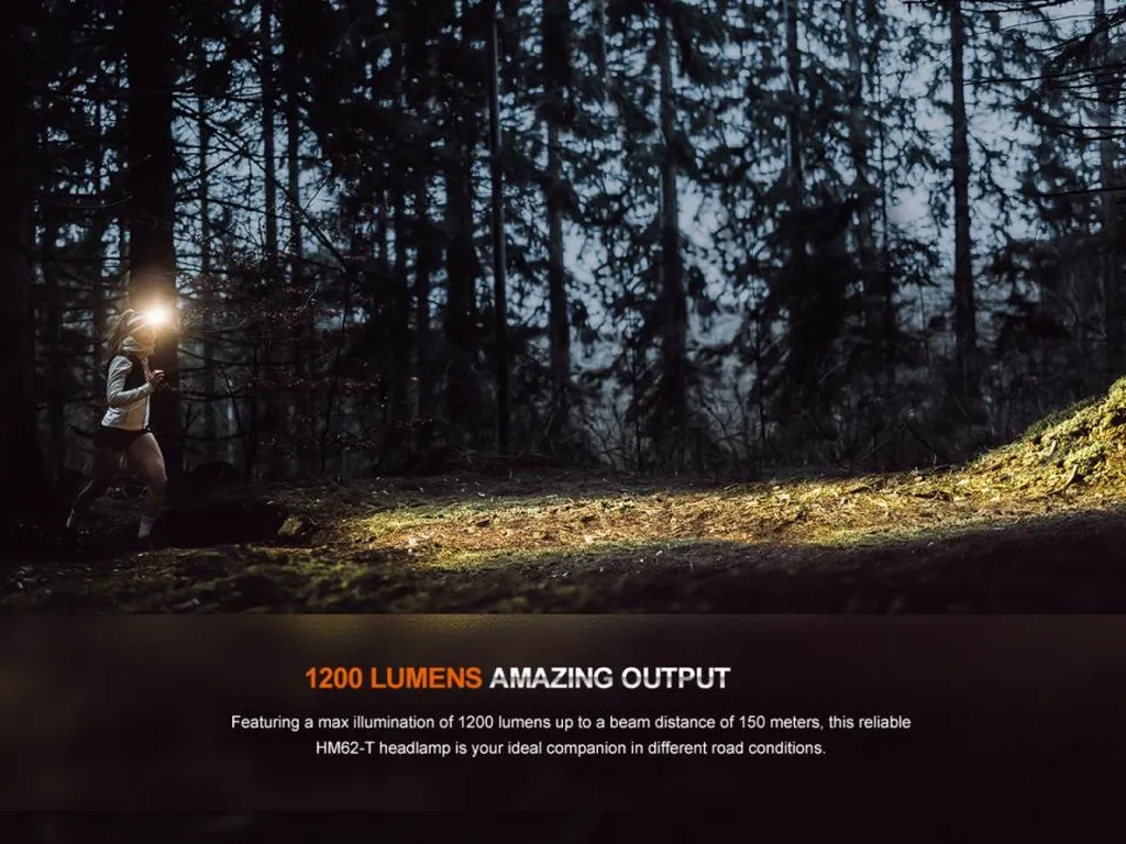 Fenix HM62-T Simple Lightweight Trail Running Headlamp - view 2