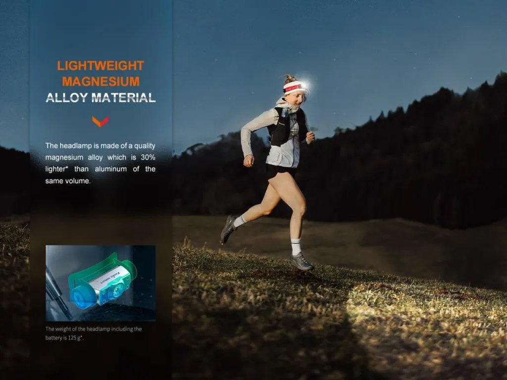 Fenix HM62-T Simple Lightweight Trail Running Headlamp - view 3