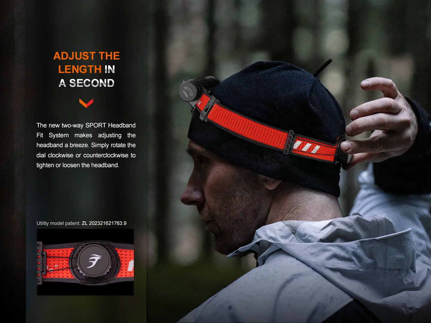 Fenix HM62-T Simple Lightweight Trail Running Headlamp - view 7