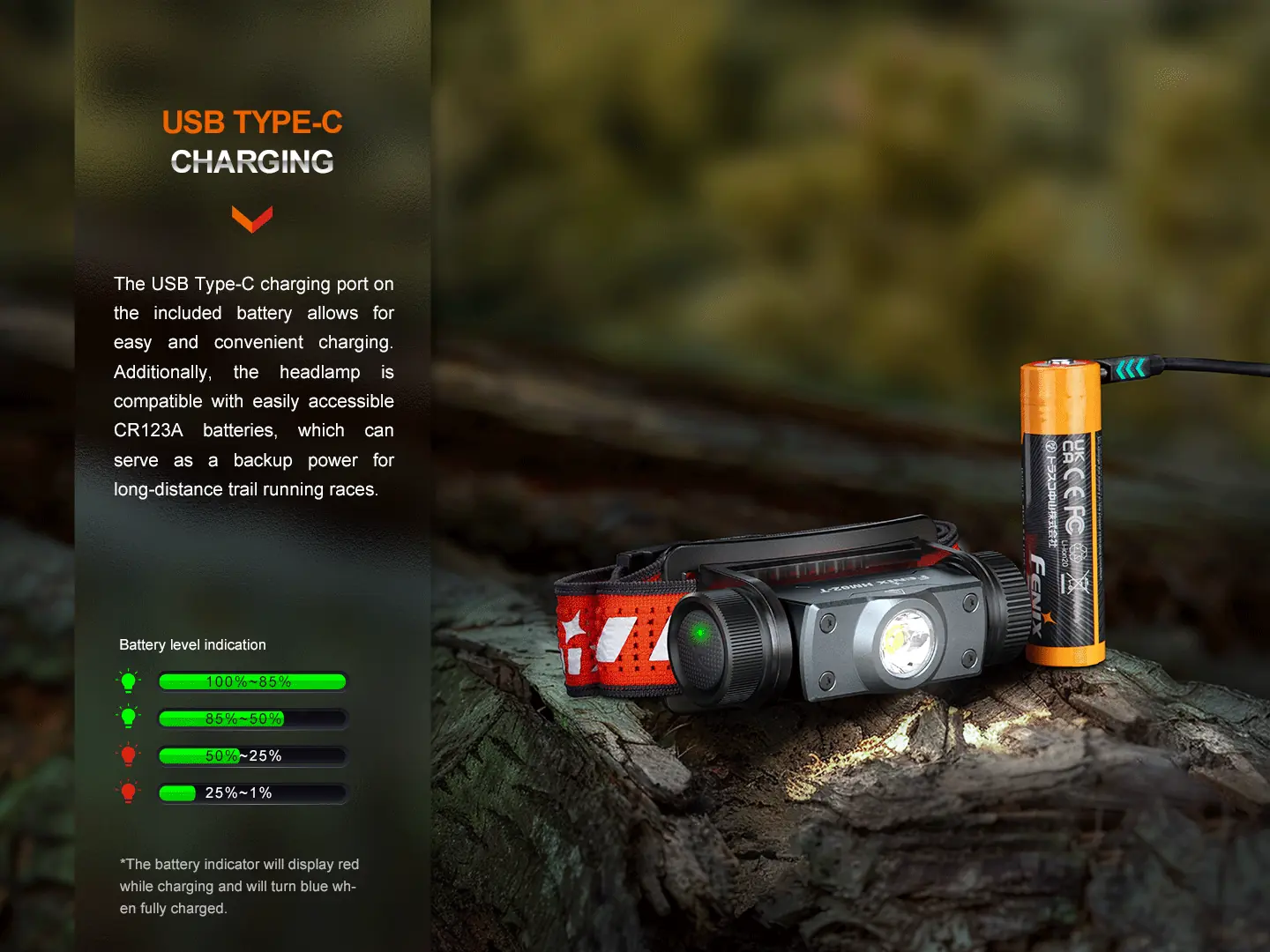 Fenix HM62-T Simple Lightweight Trail Running Headlamp - view 8