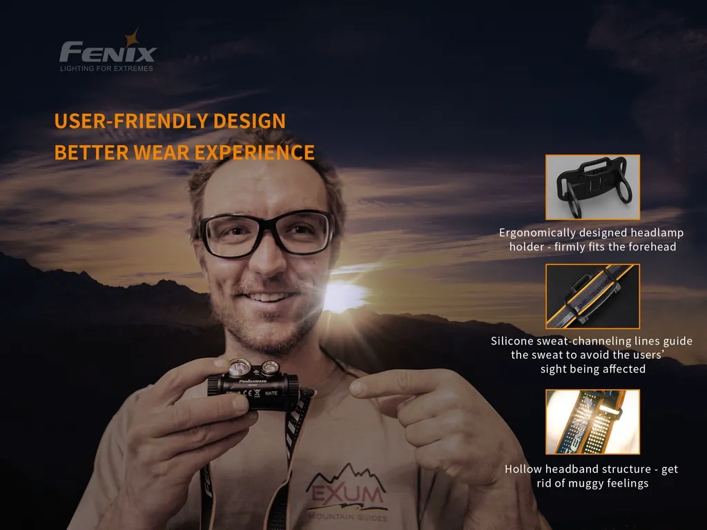 Fenix HM65R Dual Light Rechargeable Headlamp — view 7