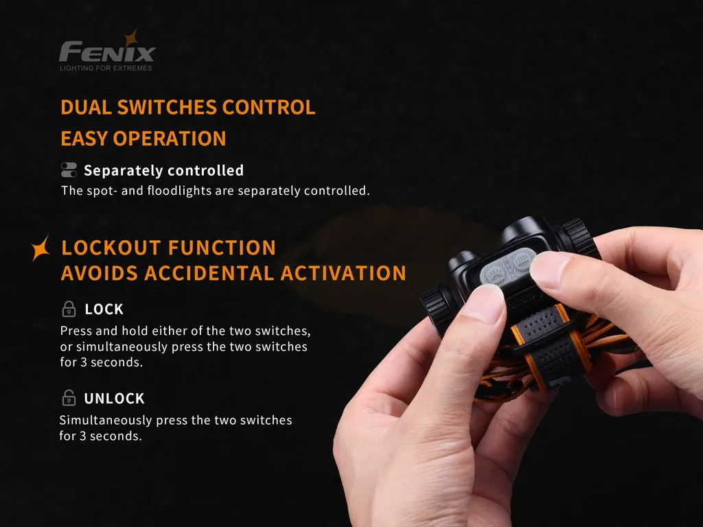 Fenix HM65R Dual Light Rechargeable Headlamp — view 10