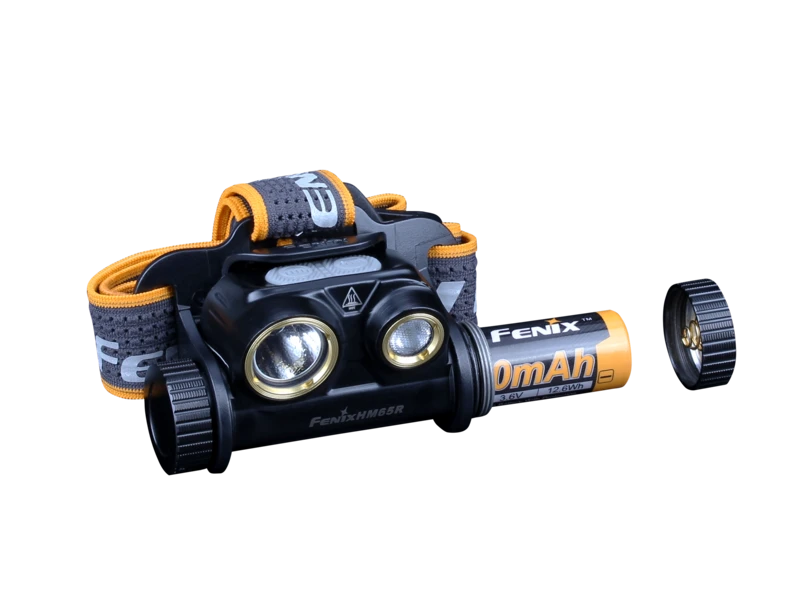 Fenix HM65R Dual Light Rechargeable Headlamp cutout