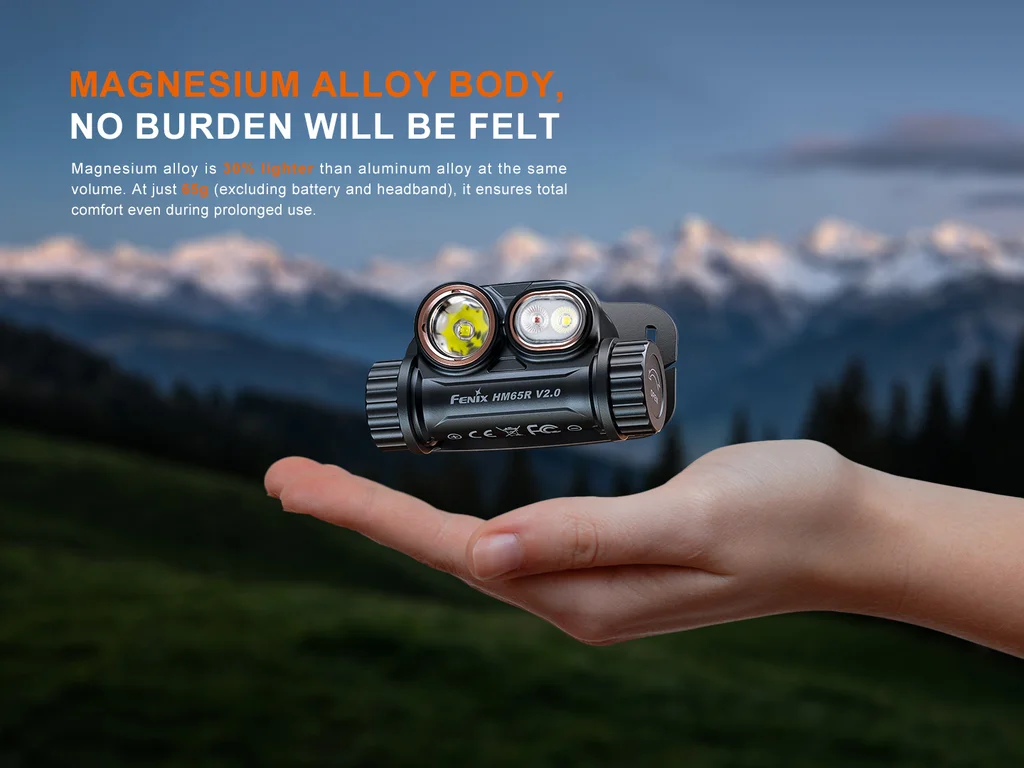 Fenix HM65R V2.0 Multiple-Light-Source Magnesium Headlamp - view 7
