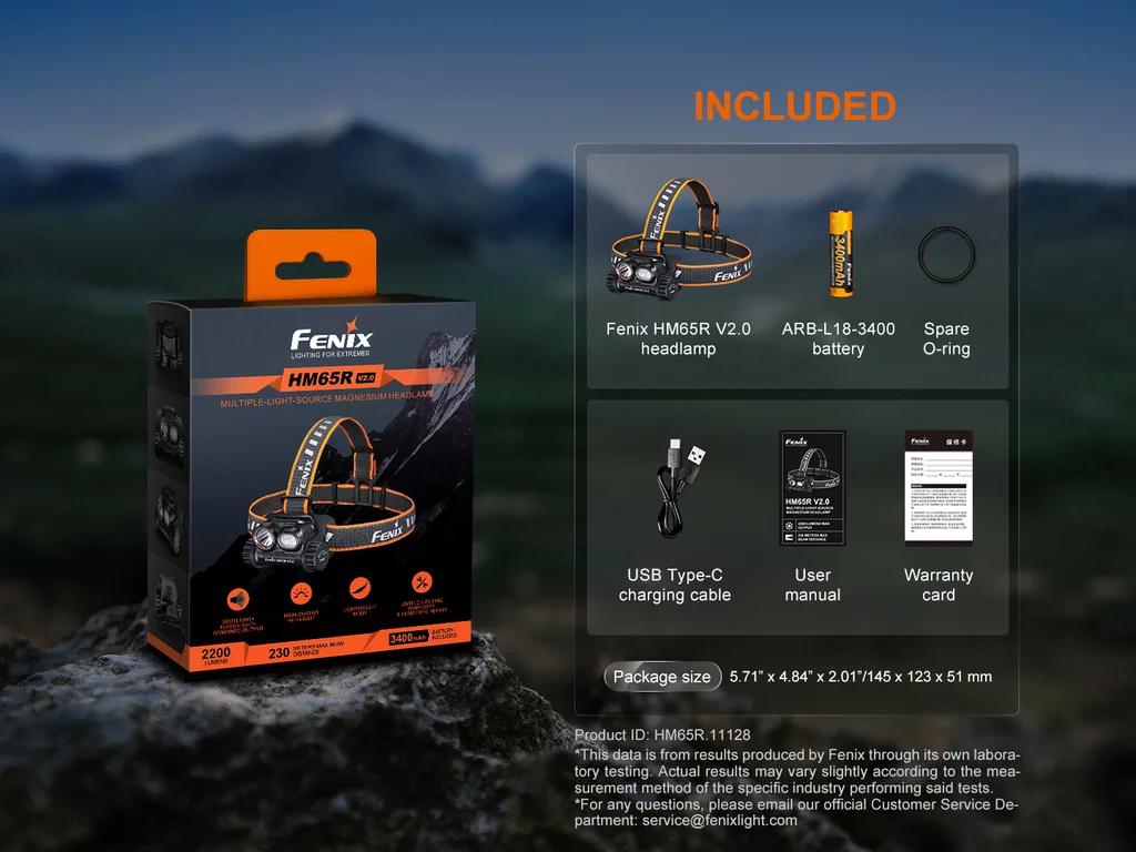 Fenix HM65R V2.0 Multiple-Light-Source Magnesium Headlamp - view 16