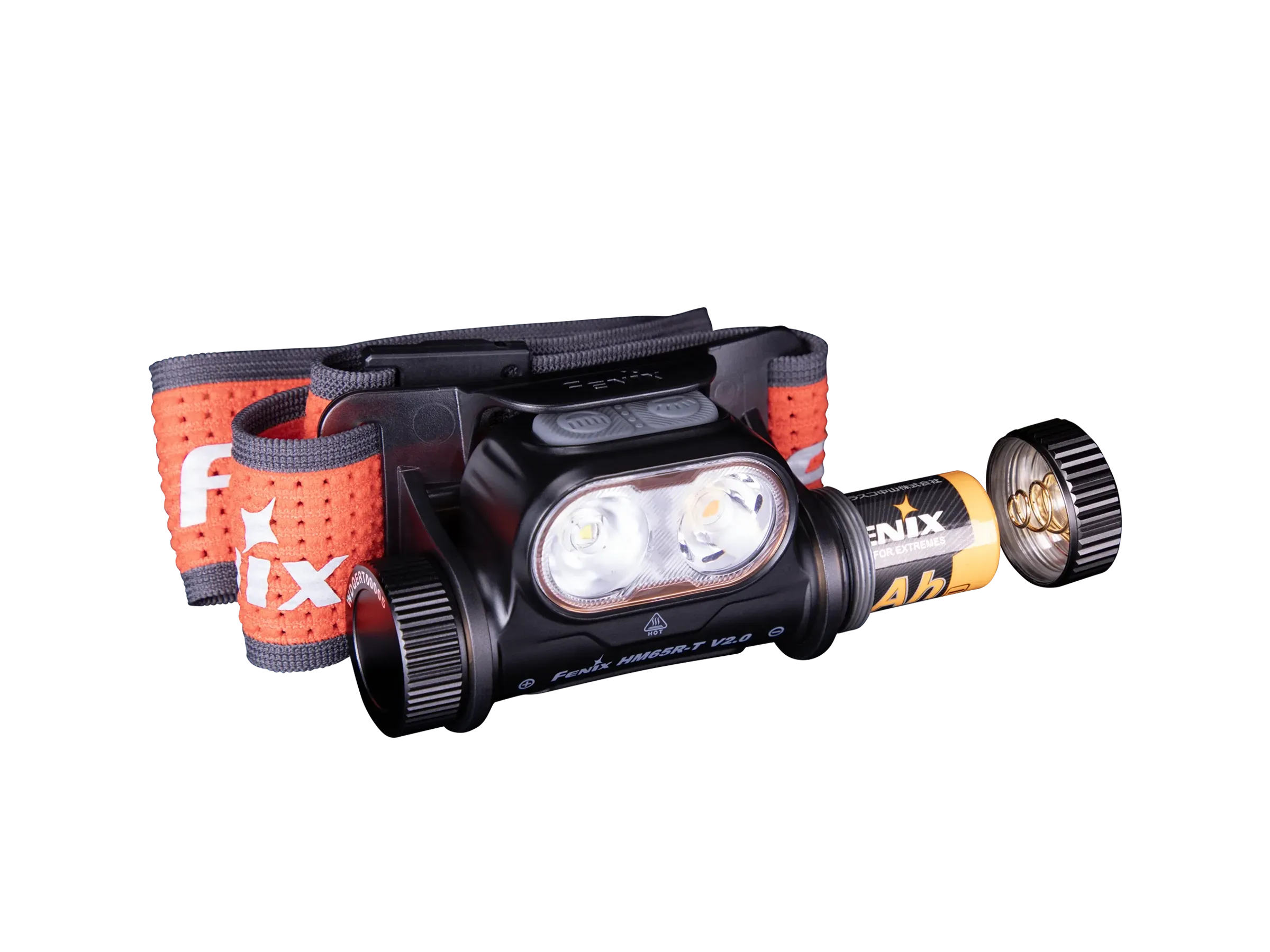 Fenix HM65R-T V2.0 Lightweight Magnesium Trail Running Headlamp cutout
