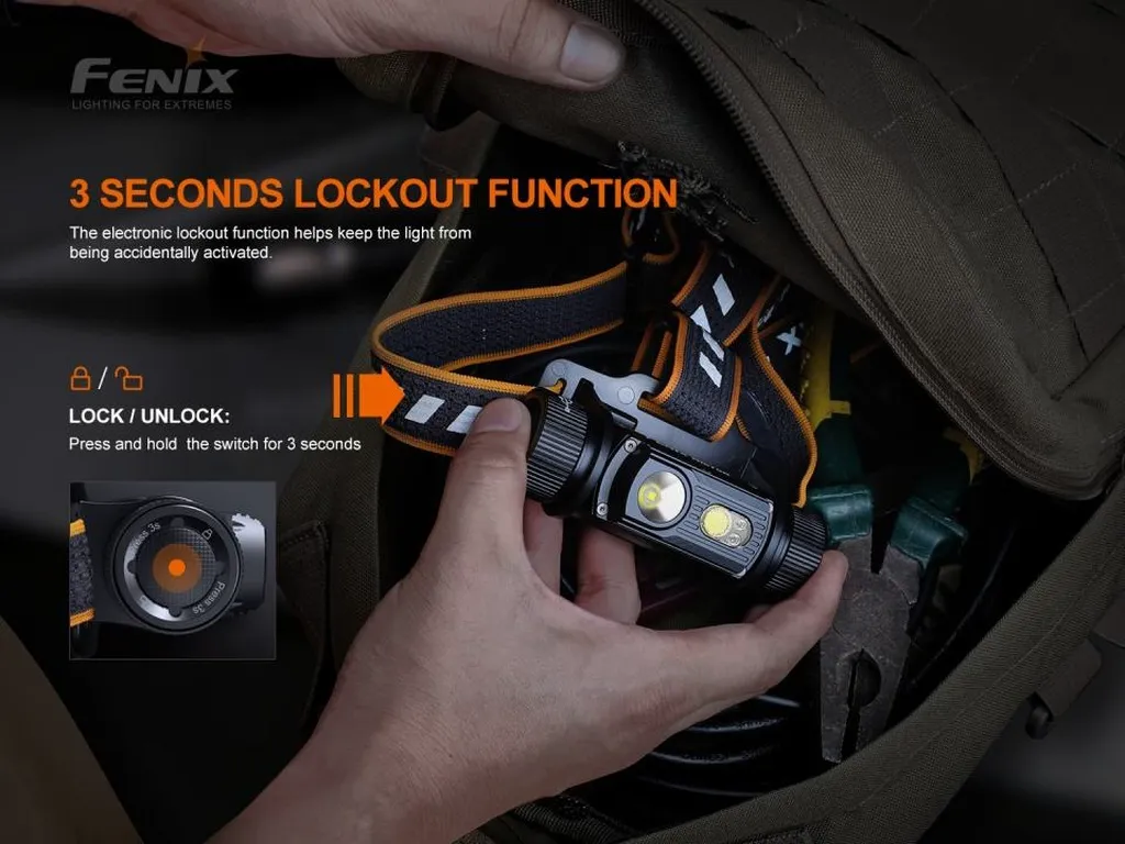 Fenix HM70R Triple Light Source Rechargeable Headlamp - view 9