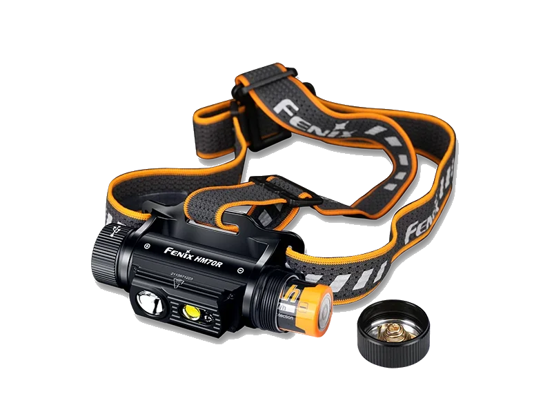 Fenix HM70R Triple Light Source Rechargeable Headlamp cutout