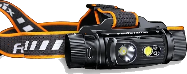 Fenix HM70R Triple Light Source Rechargeable Headlamp — detail view 2