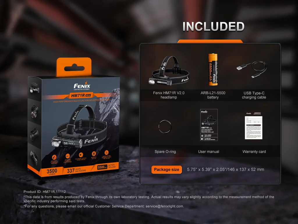 Fenix HM71R V2.0 High-Performance Multi-Function Industrial Headlamp - view 16