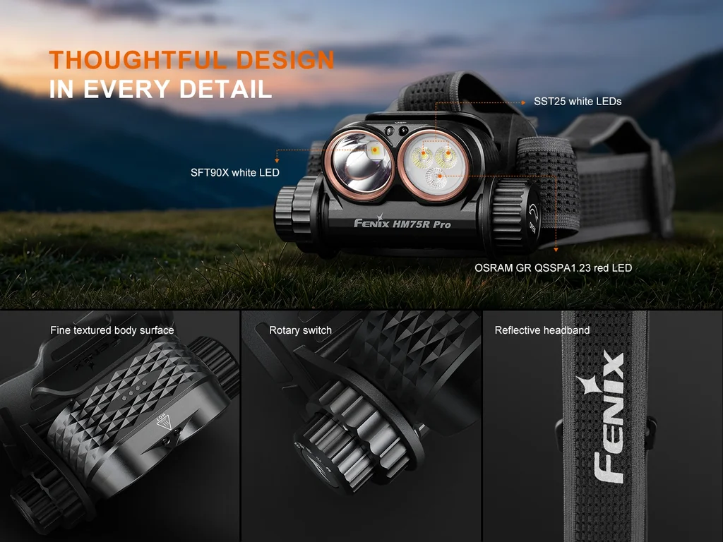 Fenix HM75R Pro Magnesium Multi-LED Headlamp - view 11