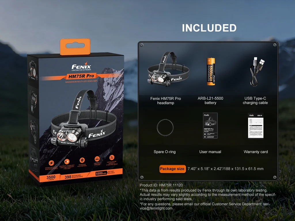 Fenix HM75R Pro Magnesium Multi-LED Headlamp - view 16