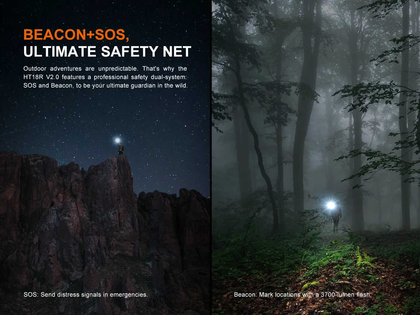 Fenix HT18R V2.0 Multi-Mode Outdoor Long-Range Hunting Flashlight - view 5