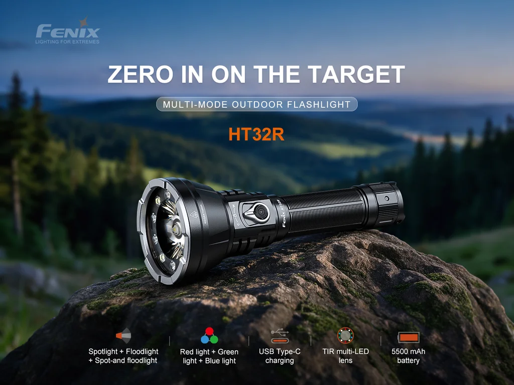 Fenix HT32R Multi-Mode Outdoor Hunting Flashlight