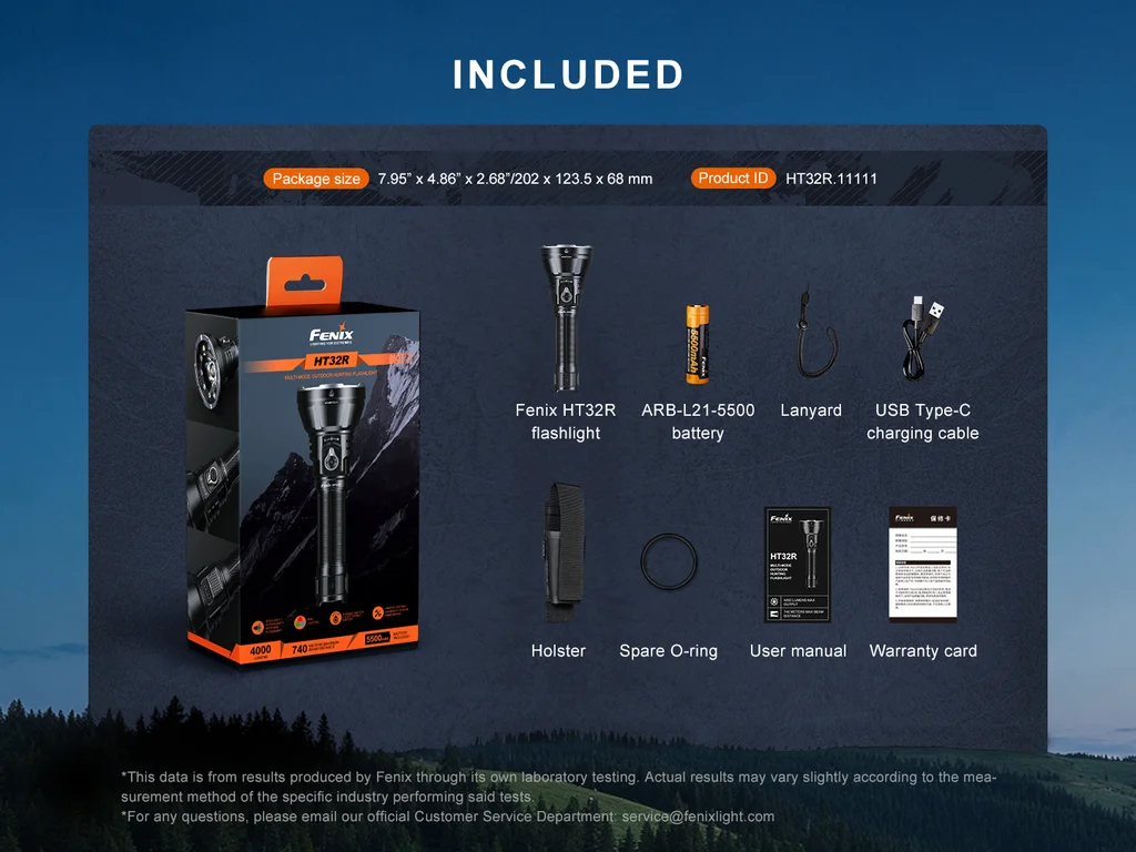 Fenix HT32R Multi-Mode Outdoor Hunting Flashlight — view 16