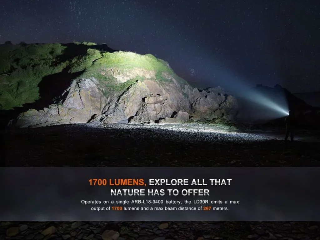 Fenix LD30R High-Performance Outdoor Flashlight - view 2