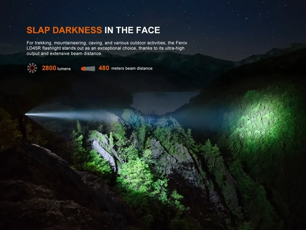 Fenix LD45R Digital Focusing Outdoor Flashlight - view 2