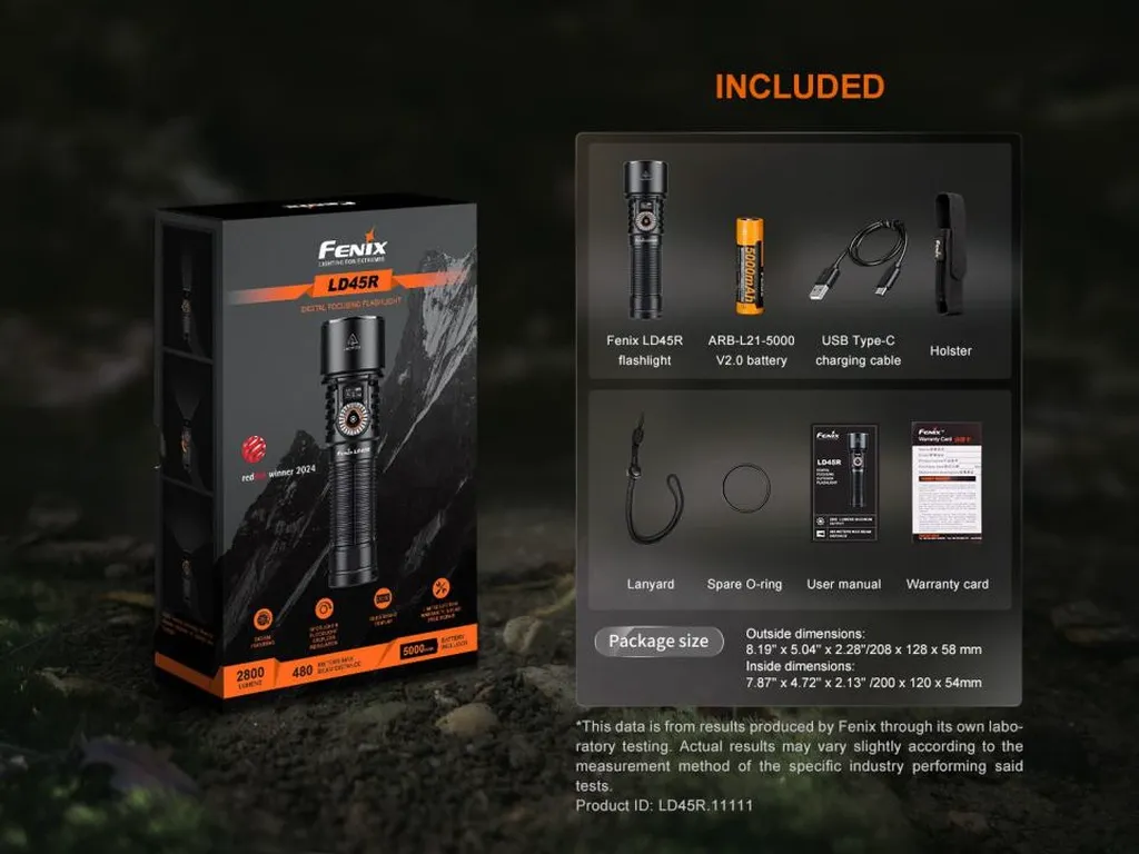 Fenix LD45R Digital Focusing Outdoor Flashlight - view 16