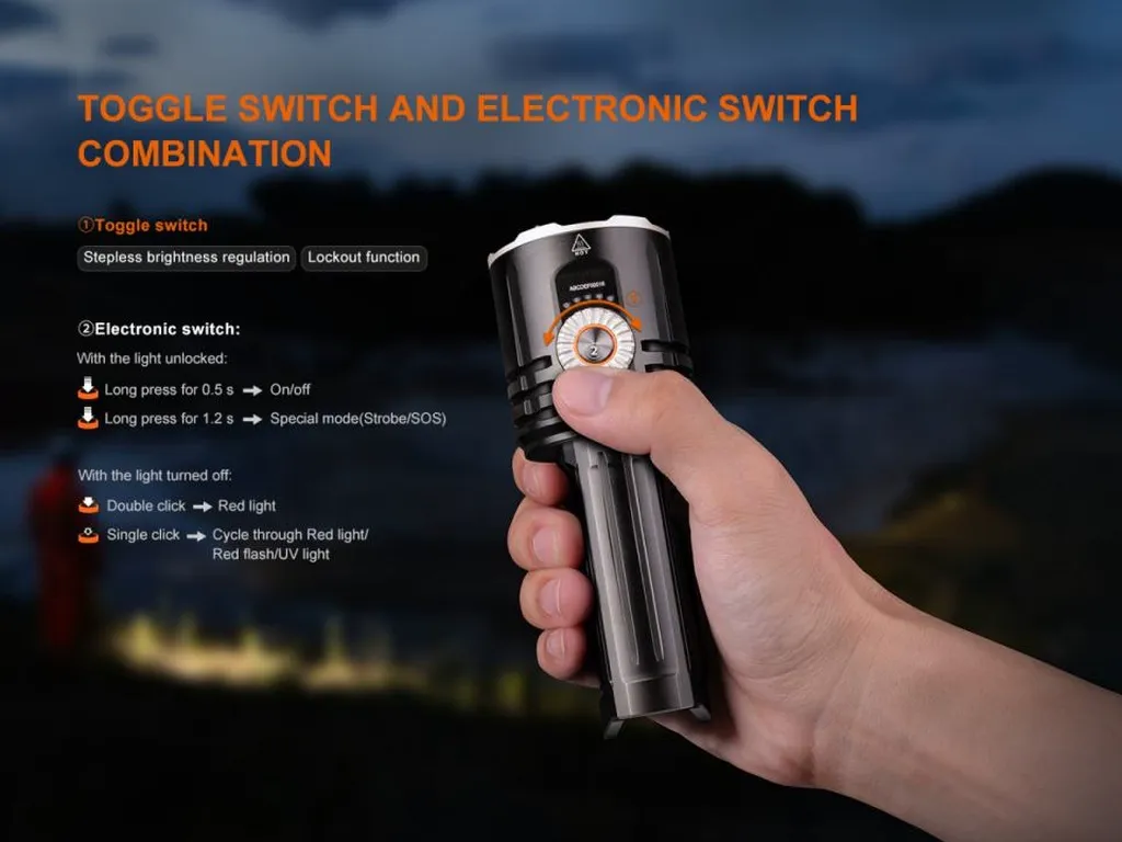 Fenix LR35R PRO Super Bright Palm-Sized Searching Flashlight - view 7