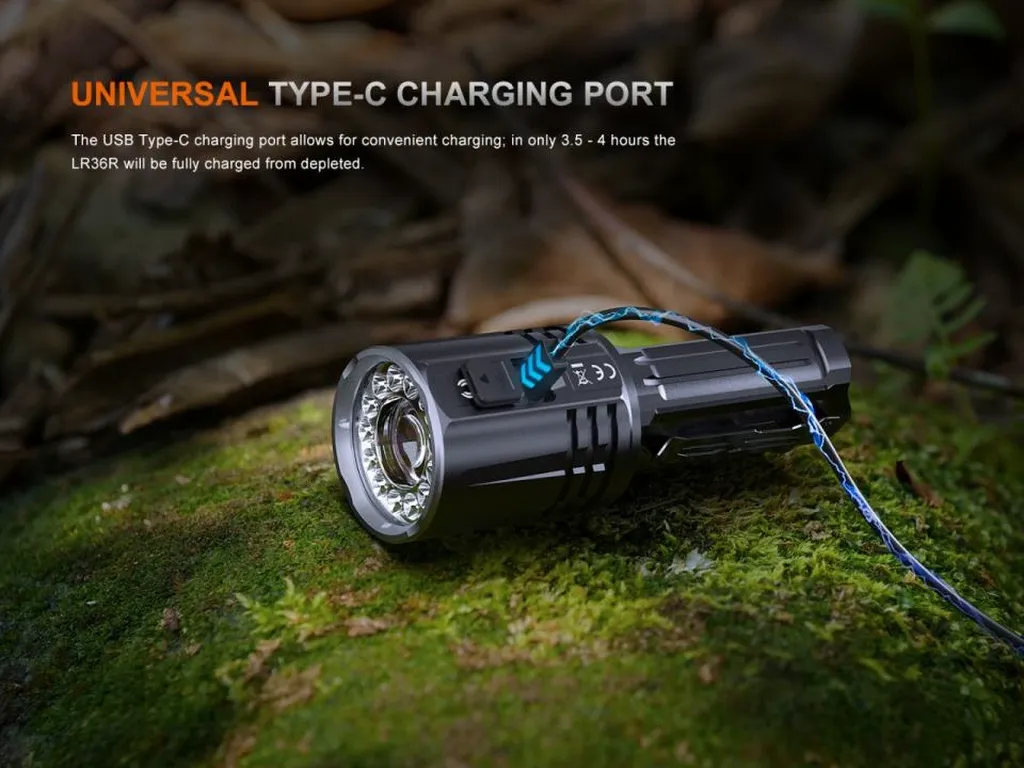 Fenix LR36R White Laser Powerful Mid-Size Searching Flashlight - view 12