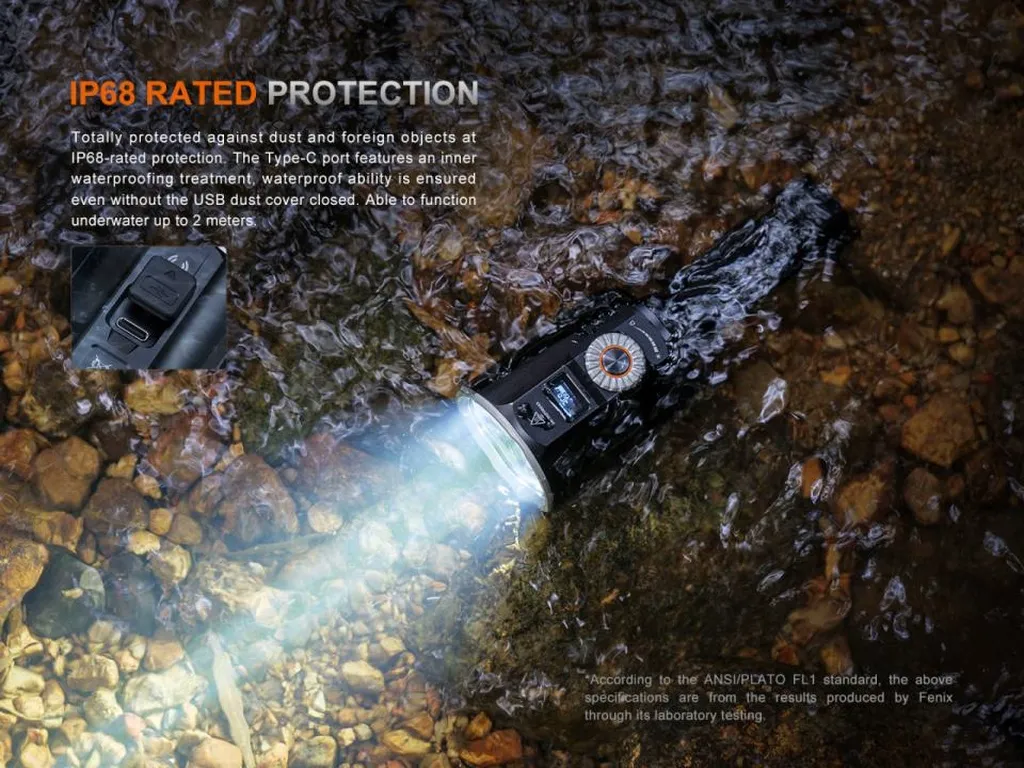 Fenix LR36R White Laser Powerful Mid-Size Searching Flashlight - view 14