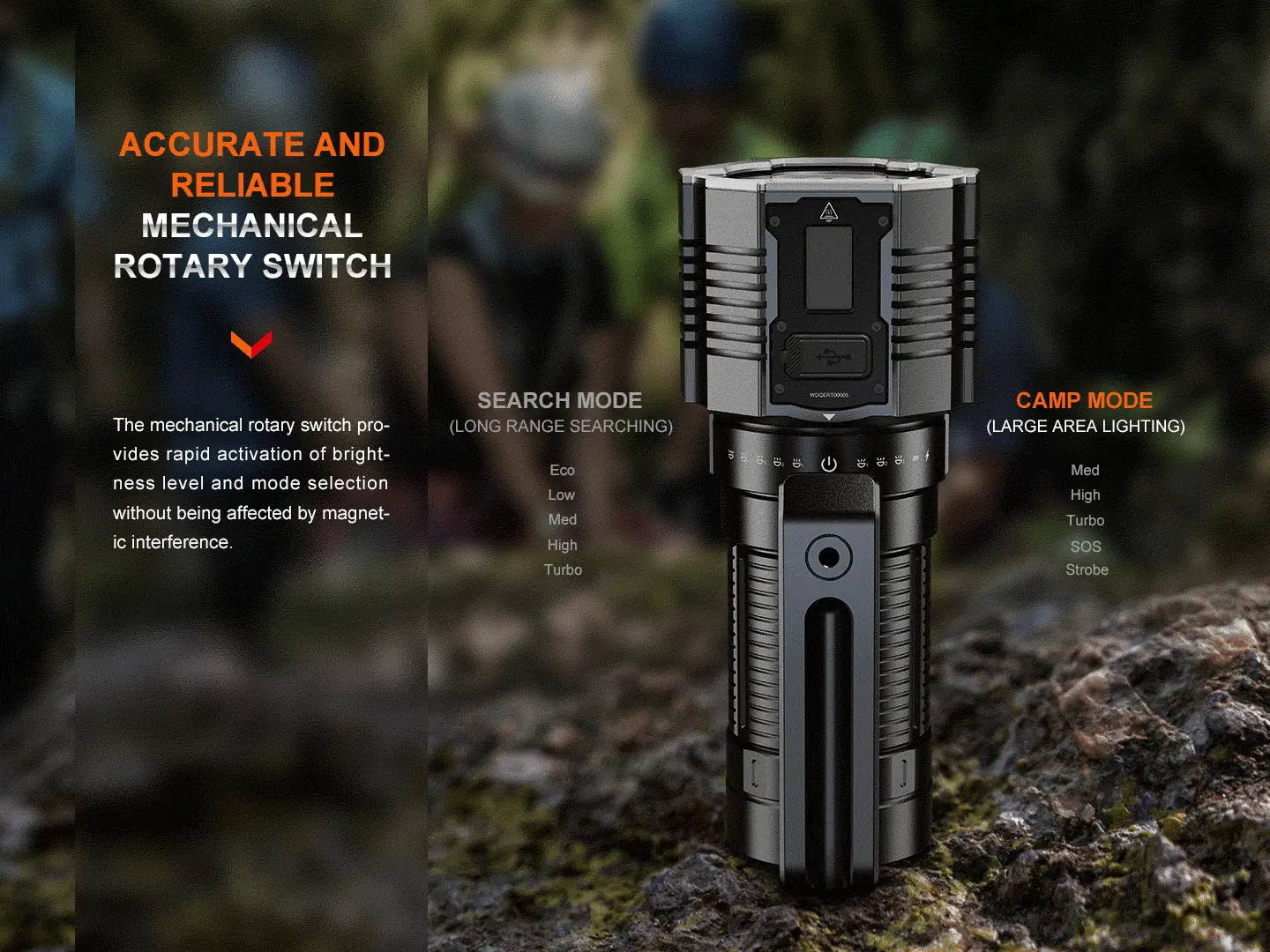 Fenix LR60R Ultra Bright Handheld Searching Flashlight - view 6