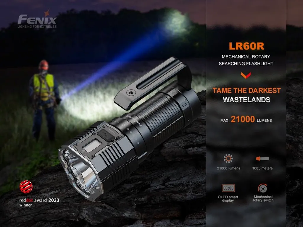 Fenix LR60R Ultra Bright Handheld Searching Flashlight