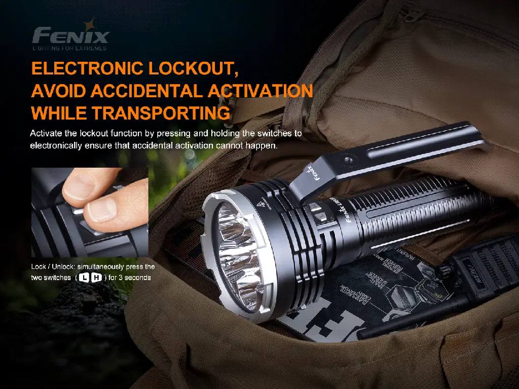 Fenix LR80R Super Bright Handheld Searching Flashlight - view 9