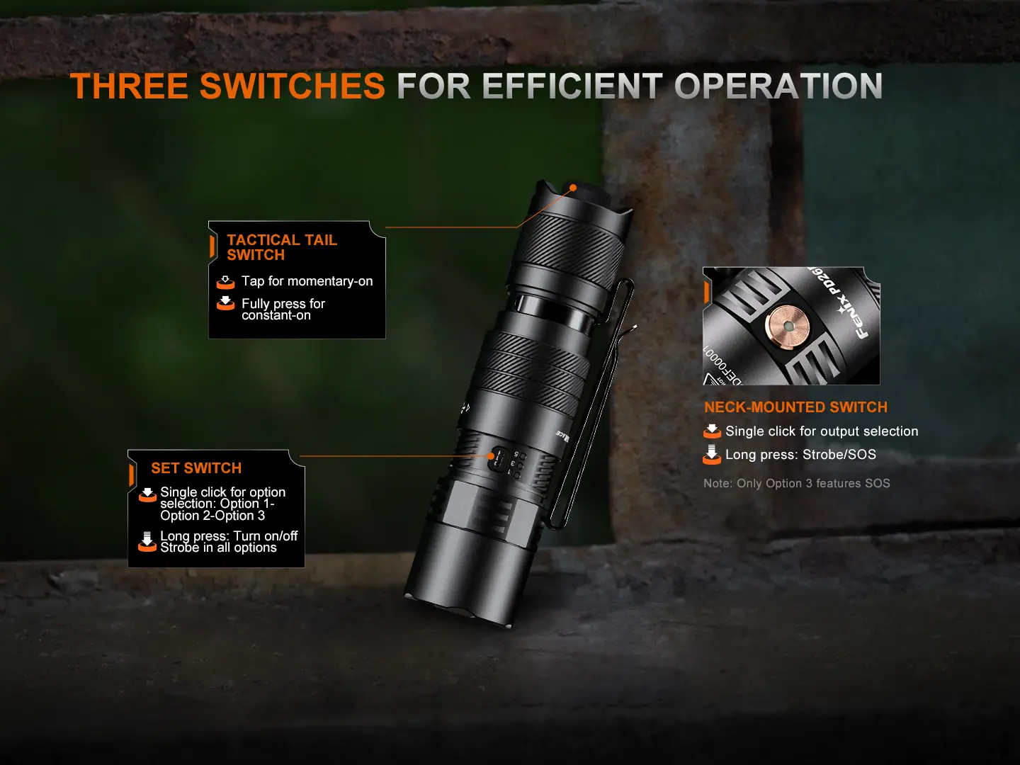 Fenix PD26R ACE Multi-mode Portable Flashlight - view 8