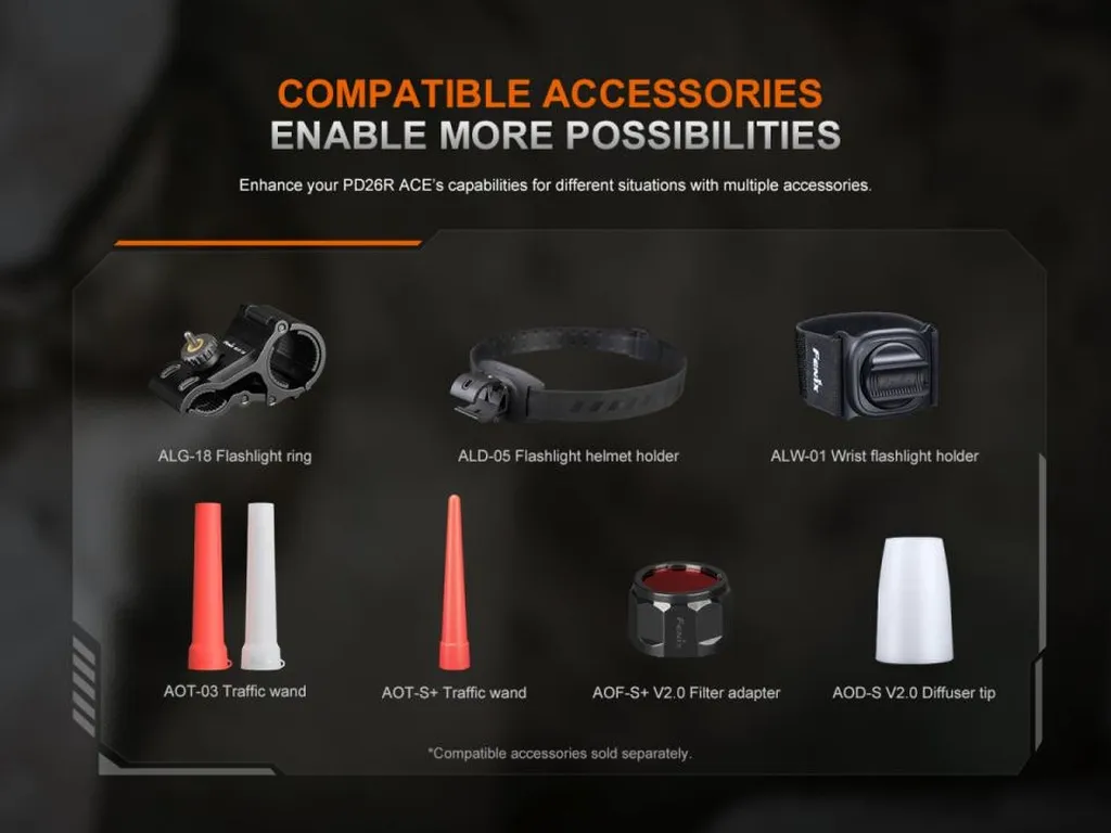 Fenix PD26R ACE Multi-mode Portable Flashlight - view 14