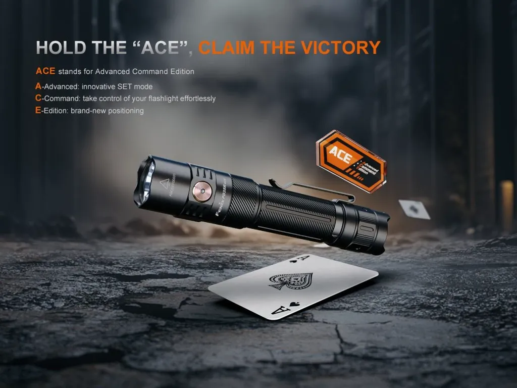 Fenix PD35R ACE Multi-Mode Tactical Flashlight - view 4