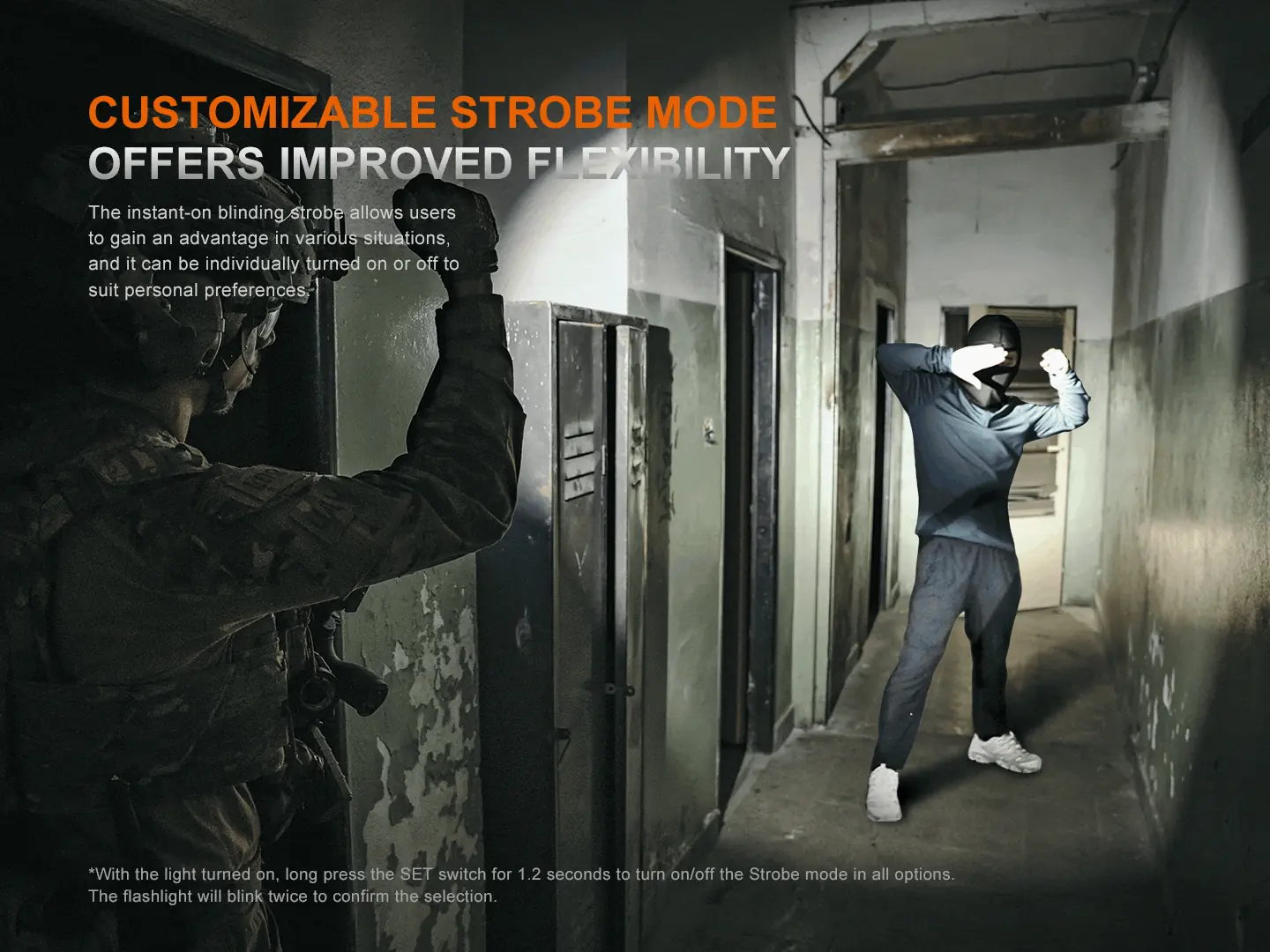 Fenix PD35R ACE Multi-Mode Tactical Flashlight - view 8