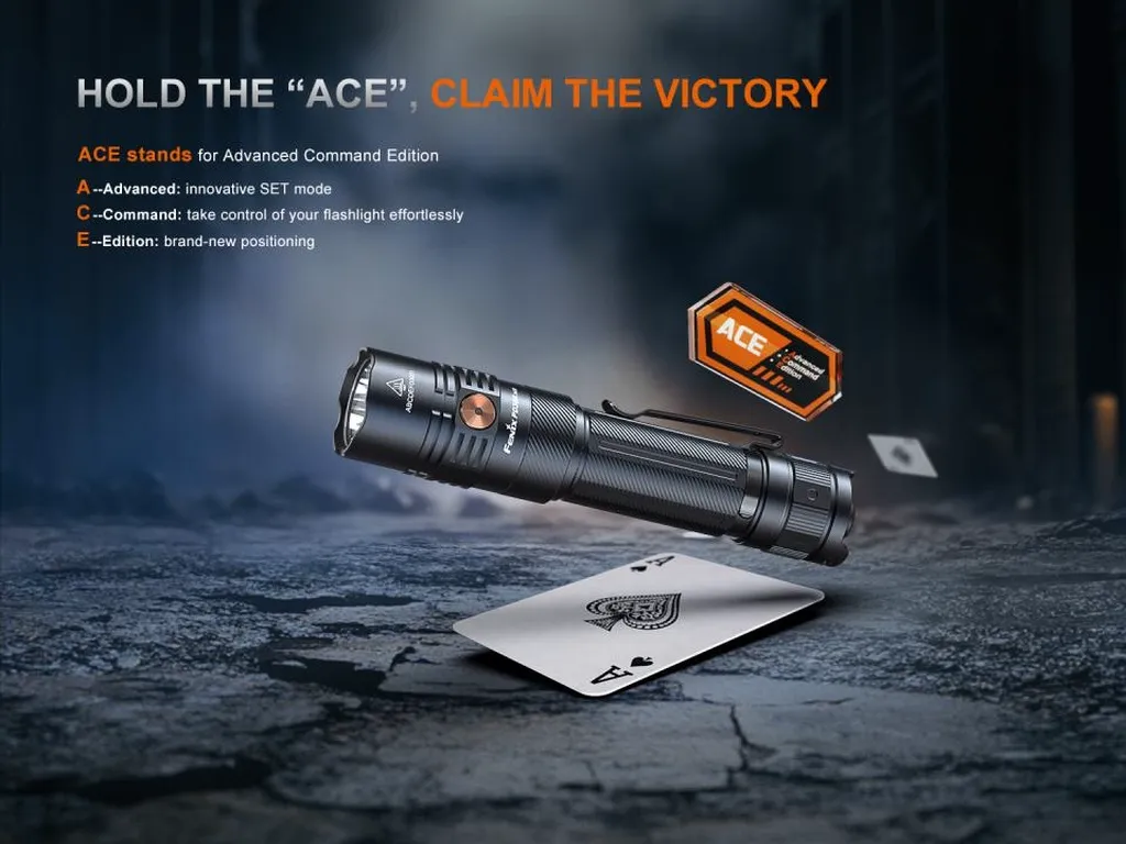 Fenix PD36R ACE Multi-Mode Tactical Flashlight - view 4