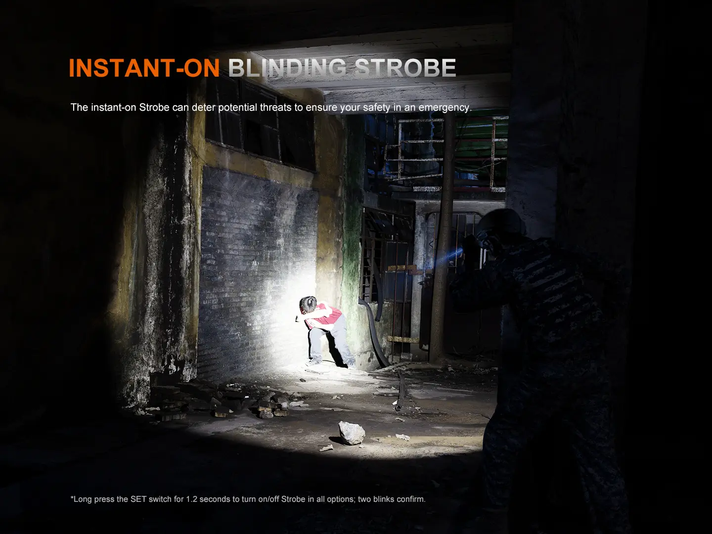 Fenix PD36R ACE Multi-Mode Tactical Flashlight - view 9