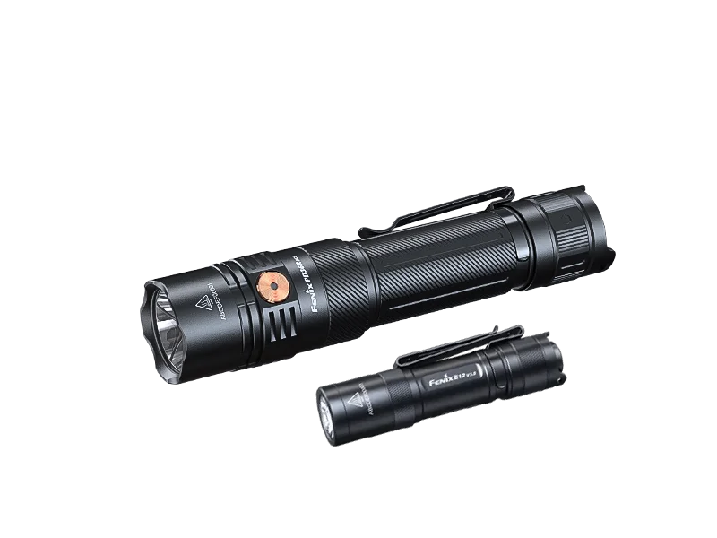 Fenix PD36R ACE Multi-Mode Tactical Flashlight + E12 V3.0 EDC Flashlight cutout