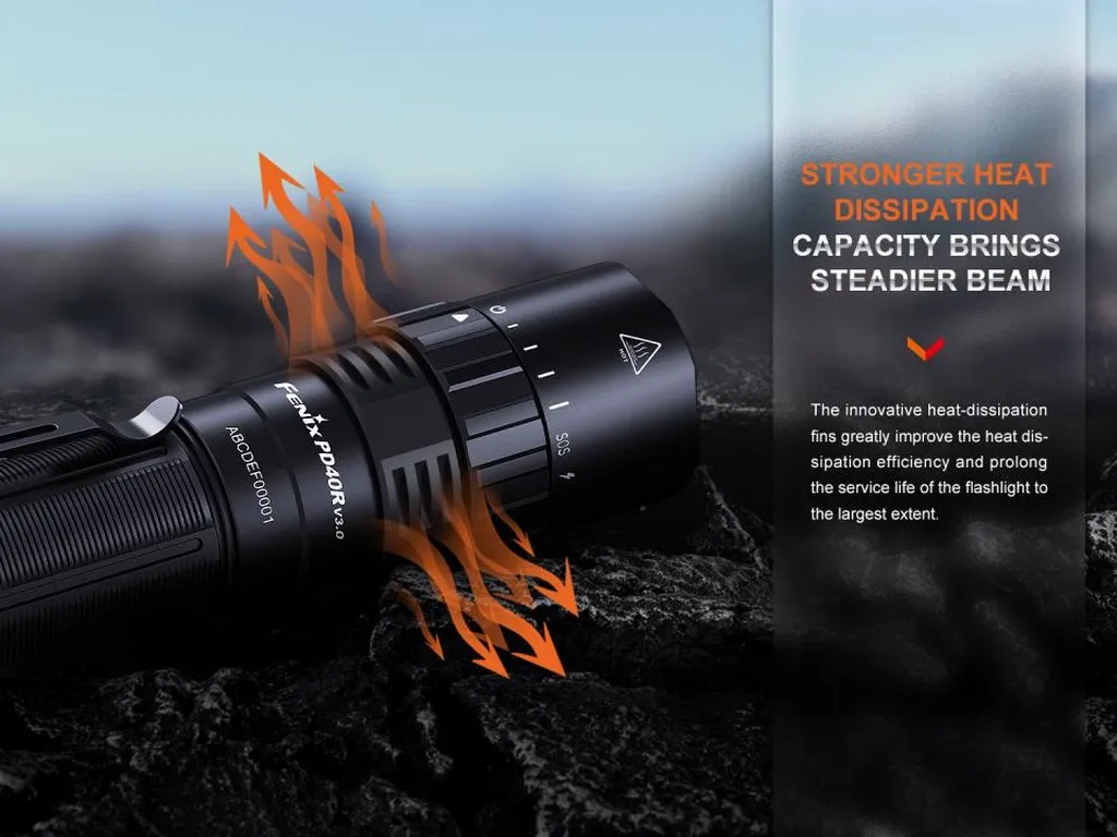 Fenix PD40R V3.0 Super Bright Mechanical Rotary Switching Flashlight - view 5