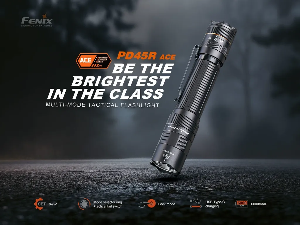 Fenix PD45R ACE Multi-Mode Tactical Flashlight