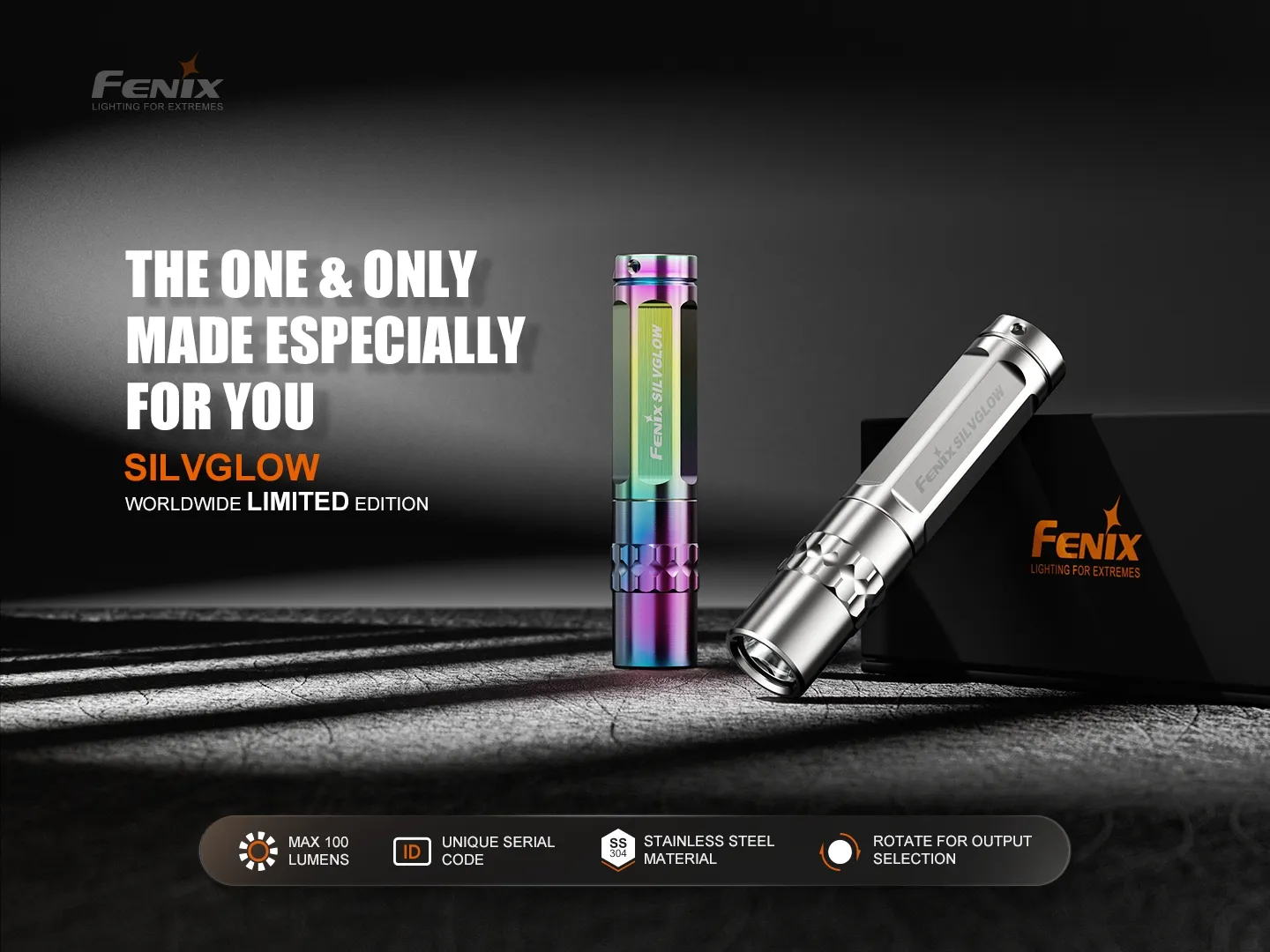 Fenix SILVGLOW Limited Edition AAA Flashlight