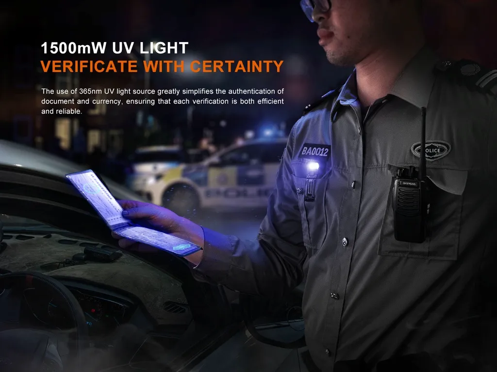 Fenix SW05R-UV UV And White Lights Flashlightt - view 4