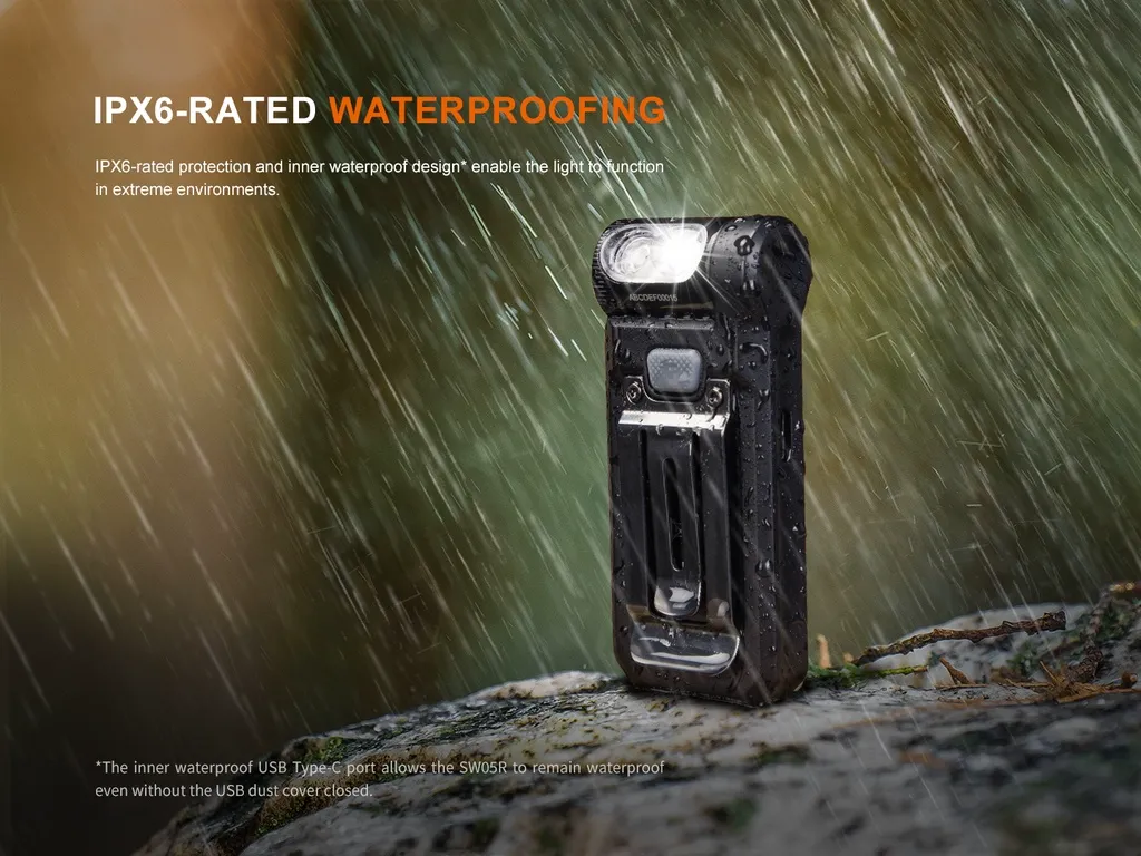 Fenix SW05R-UV UV And White Lights Flashlightt - view 13