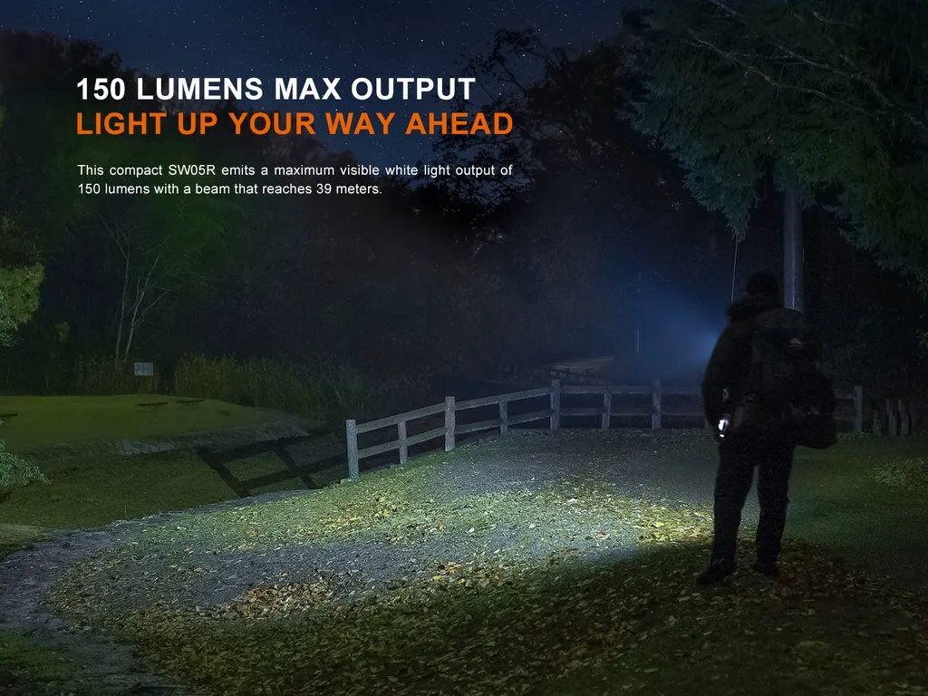 Fenix SW05R-UV UV And White Lights Flashlightt - view 3