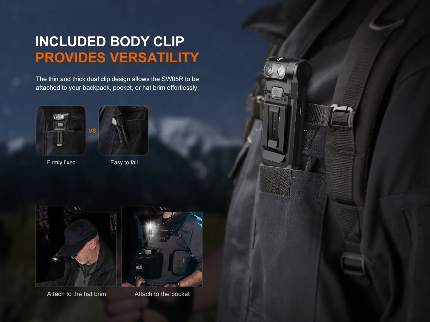 Fenix SW05R-UV UV And White Lights Flashlightt - view 7