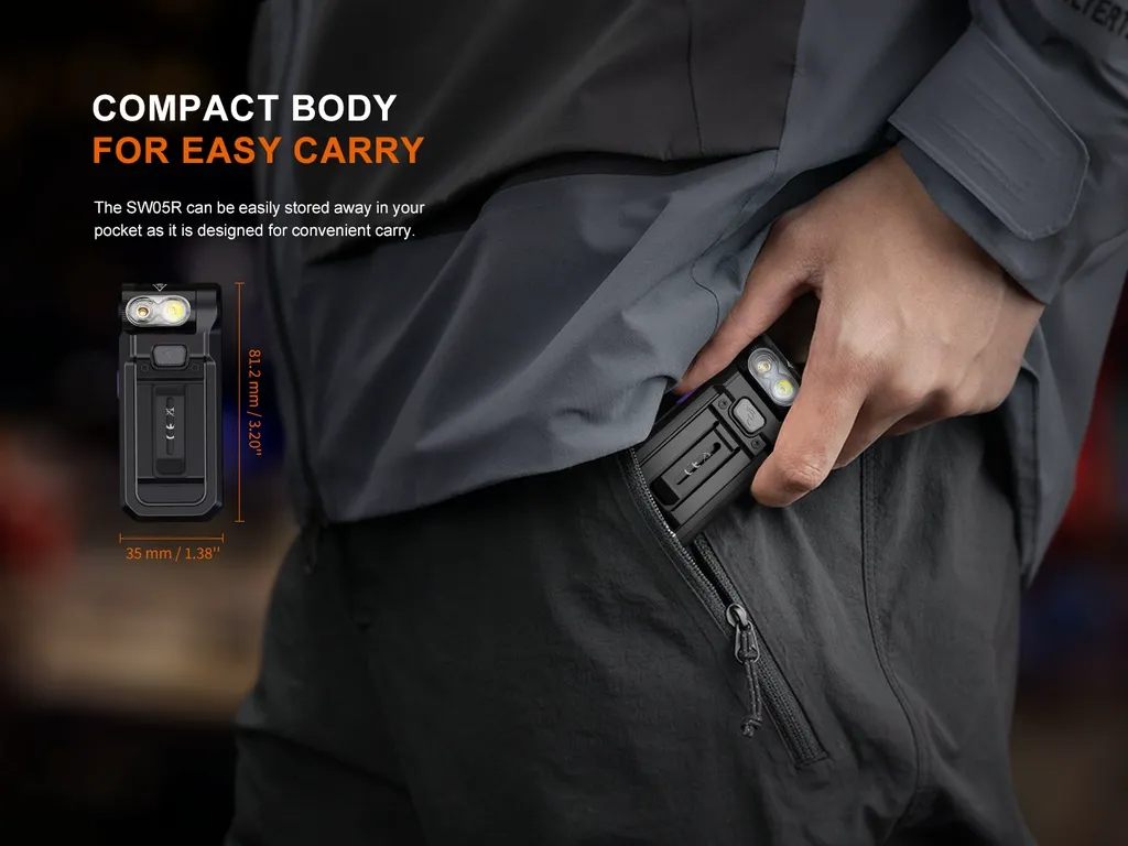 Fenix SW05R-UV UV And White Lights Flashlightt - view 9