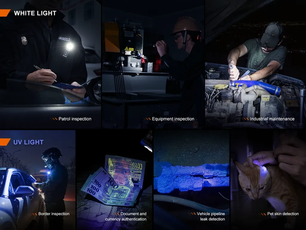 Fenix SW05R-UV UV And White Lights Flashlightt - view 10