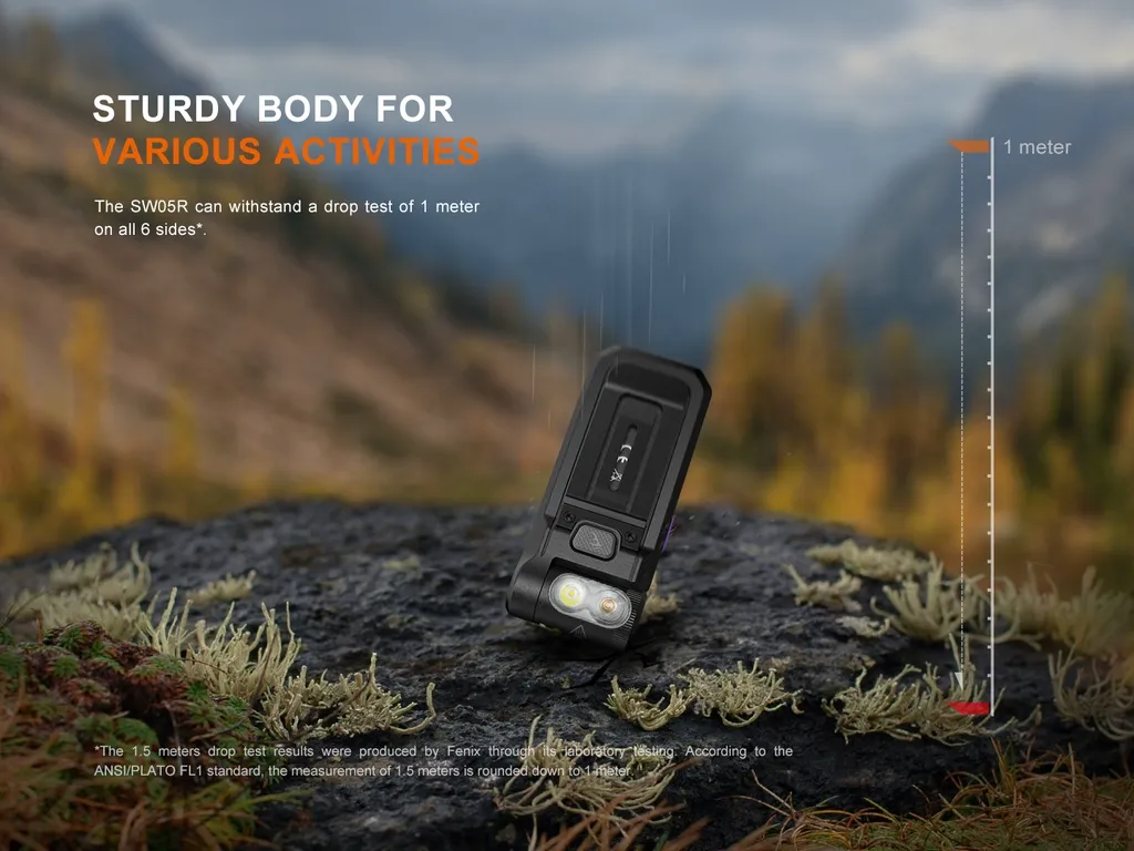 Fenix SW05R-UV UV And White Lights Flashlightt - view 14