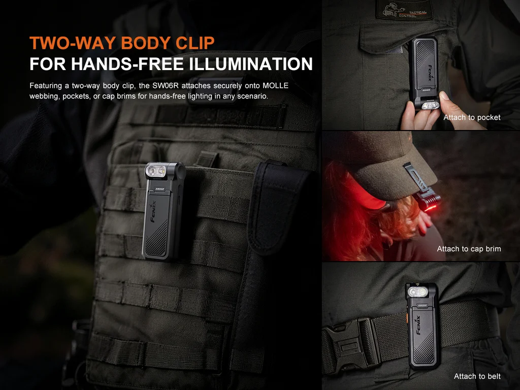Fenix SW06R Multipurpose Pivoting Clip-On Light — view 5